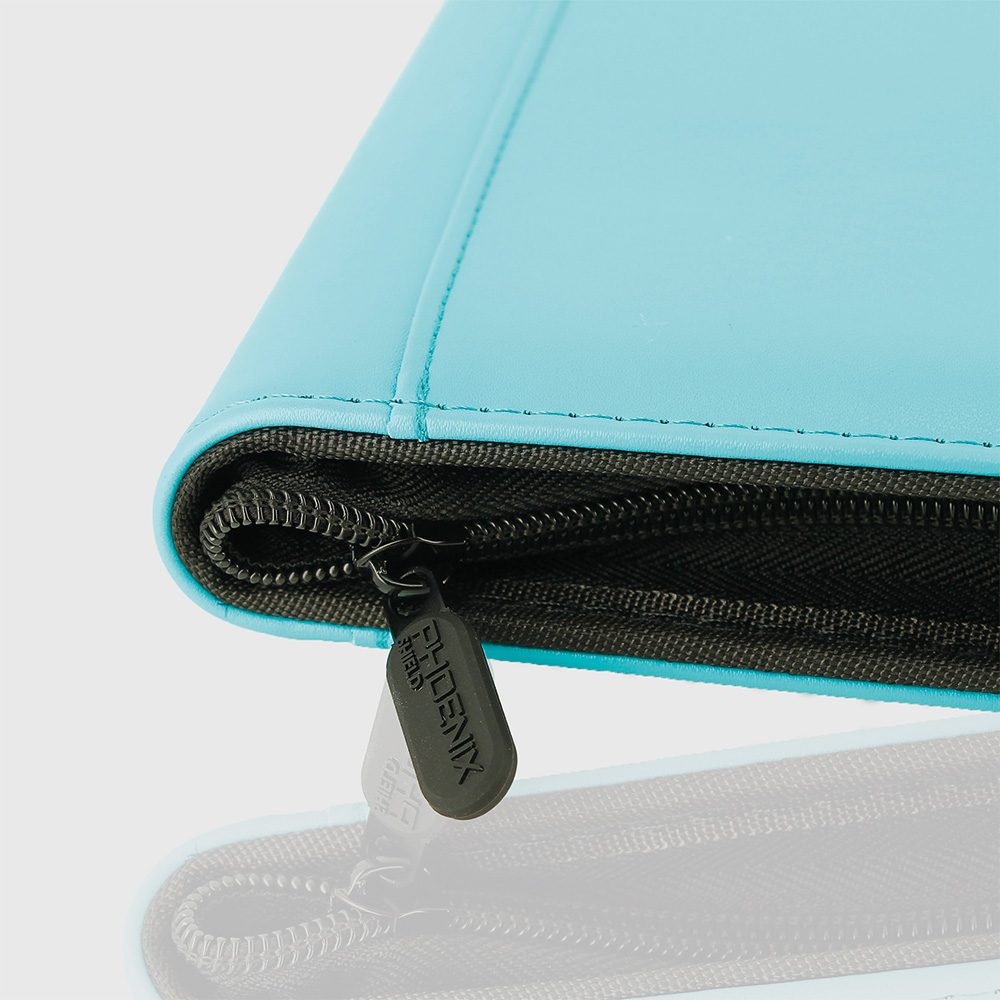 Phoenix Shield - Portfolio - - ALBUM DELUXE ZIP - TURQUOISE - 20 pages de 9 cases (360 cartes recto-verso) TURQUOISE
