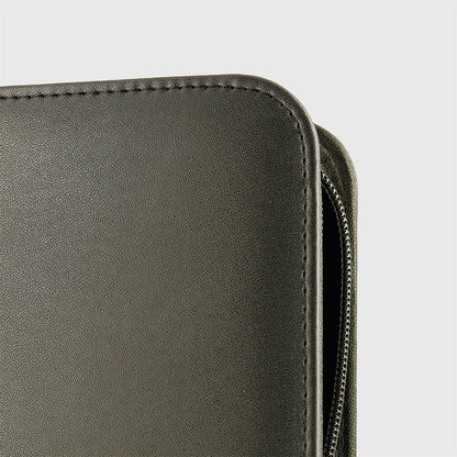 Phoenix Shield - Portfolio - - POUR TOPLOADERS - ALBUM DELUXE ZIP - GRIS TEXTURE VELOUR - 20 pages de 9 cases (360 cartes recto-verso) - POUR TOPLOADERS