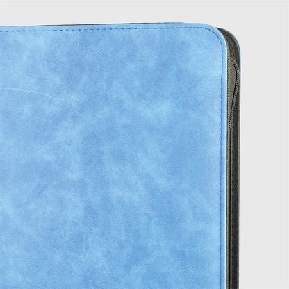 Phoenix Shield - Portfolio - - POUR TOPLOADERS - ALBUM DELUXE ZIP - GRIS TEXTURE VELOUR - 20 pages de 9 cases (360 cartes recto-verso) - POUR TOPLOADERS