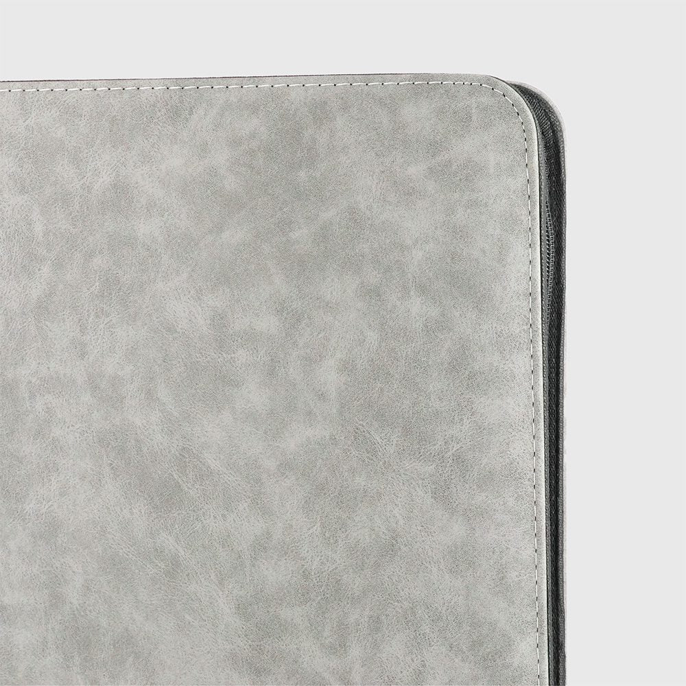 Phoenix Shield - Portfolio - - POUR TOPLOADERS - ALBUM DELUXE ZIP - GRIS TEXTURE VELOUR - 20 pages de 9 cases (360 cartes recto-verso) - POUR TOPLOADERS