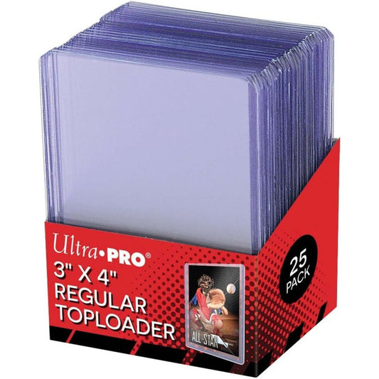 Toploaders transparents de 3" x 4" pour cartes de taille standard (25ct)